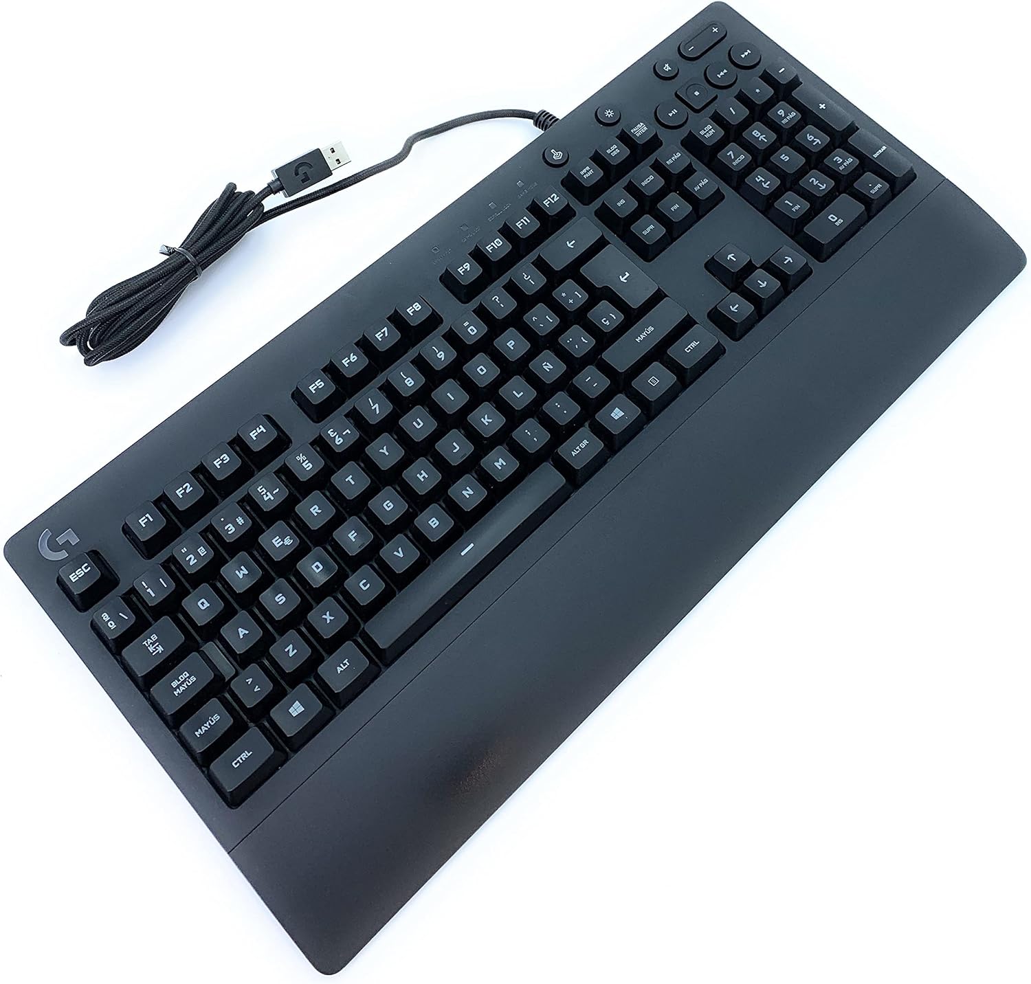Detalle de Logitech G213 Prodigy Gaming-Tastatur 5 Zonen RGB