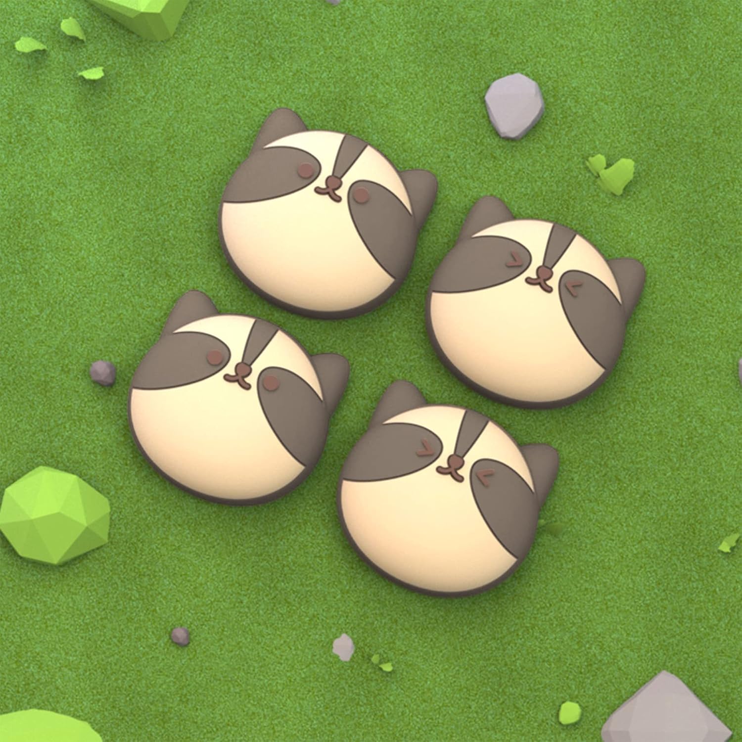 Thumbnail 6 de PlayVital Little Raccoon Thumb Grip Caps