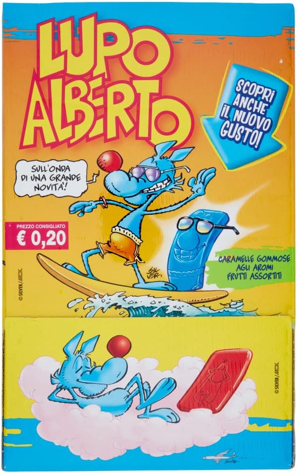 Detalle 2 de Lupo Alberto Caramelle gommose frutti 200 x 11,5 g 🍬