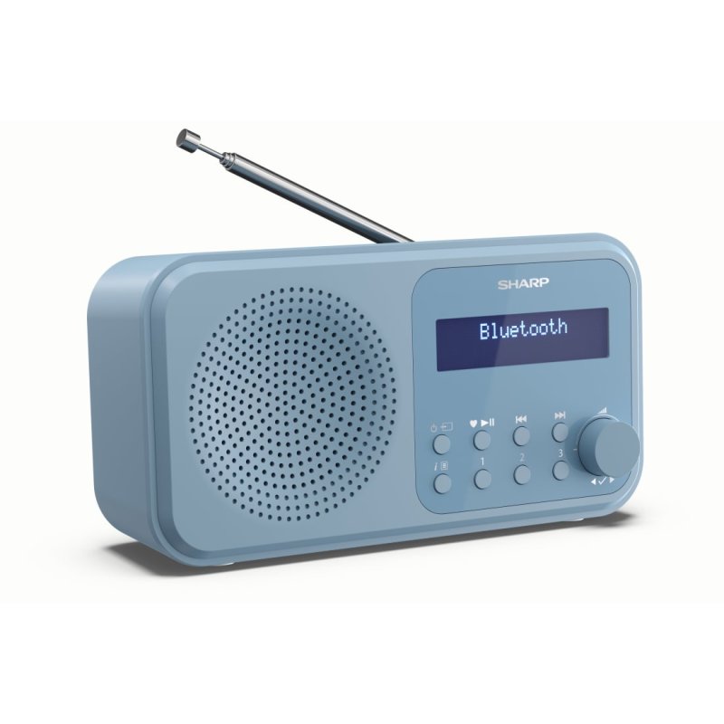 Detalle 2 de Radio Sharp DR-P420(BL) Azul DAB/DAB+/FM Bluetooth 2W