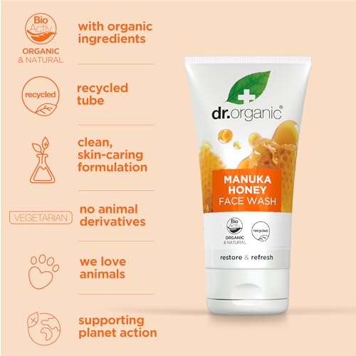 Detalle 2 de Dr. Organic Nettoyant au Miel de Manuka 150 ml