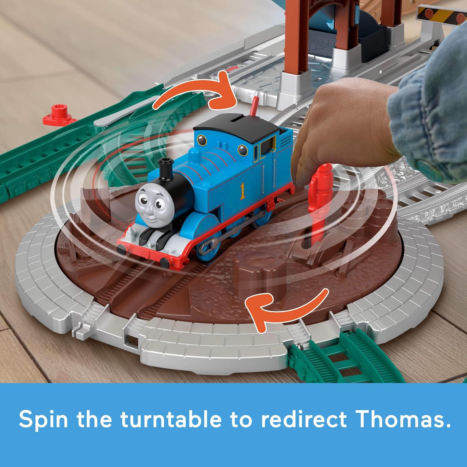 Detalle 2 de Thomas & Friends toy train set 18 feet track