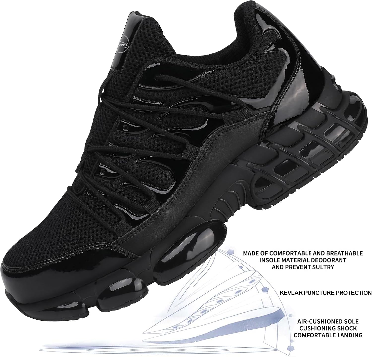 Thumbnail 5 de NIFOFISE Steel Toe Cap Trainers