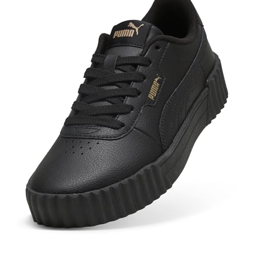 Detalle de PUMA Carina 3.0 Damen-Sneaker, Black Gold, EU 39, reguläre Weite