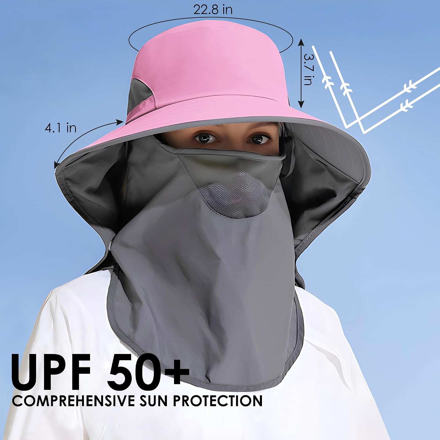 Detalle 2 de Sun Hat with UPF 50+ Protection