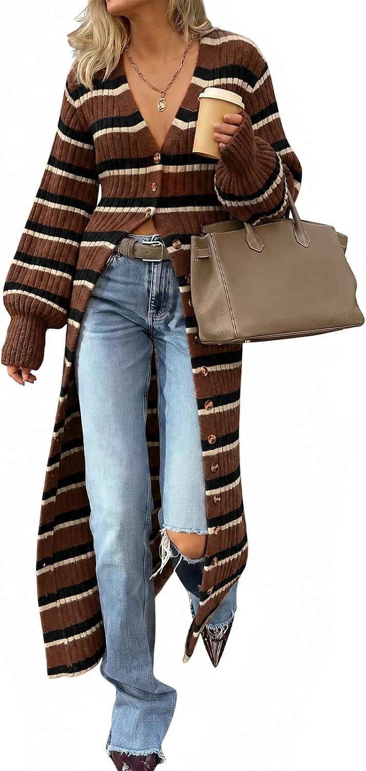 Thumbnail 5 de Saodimallsu Long V Neck Cardigan