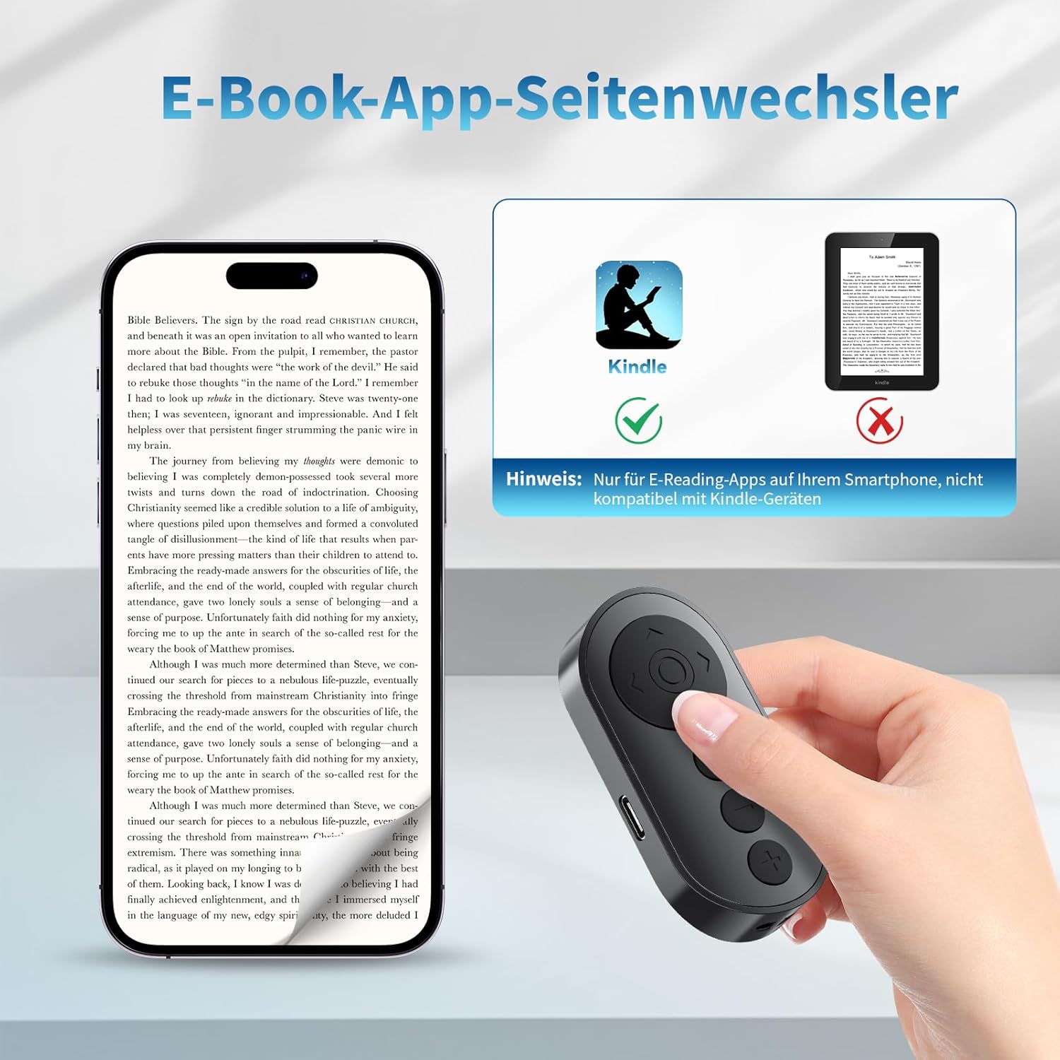 Detalle 1 de VYVIYON Kamera-Fernauslöser Bluetooth