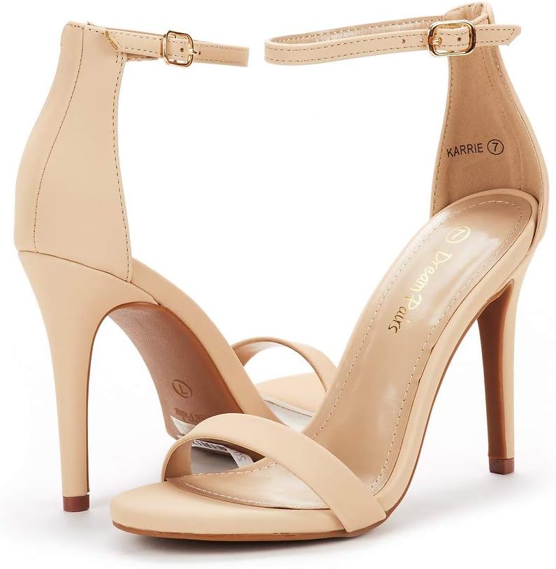 Thumbnail 5 de DREAM PAIRS Flower Ankle Strap Heels 11.4 cm