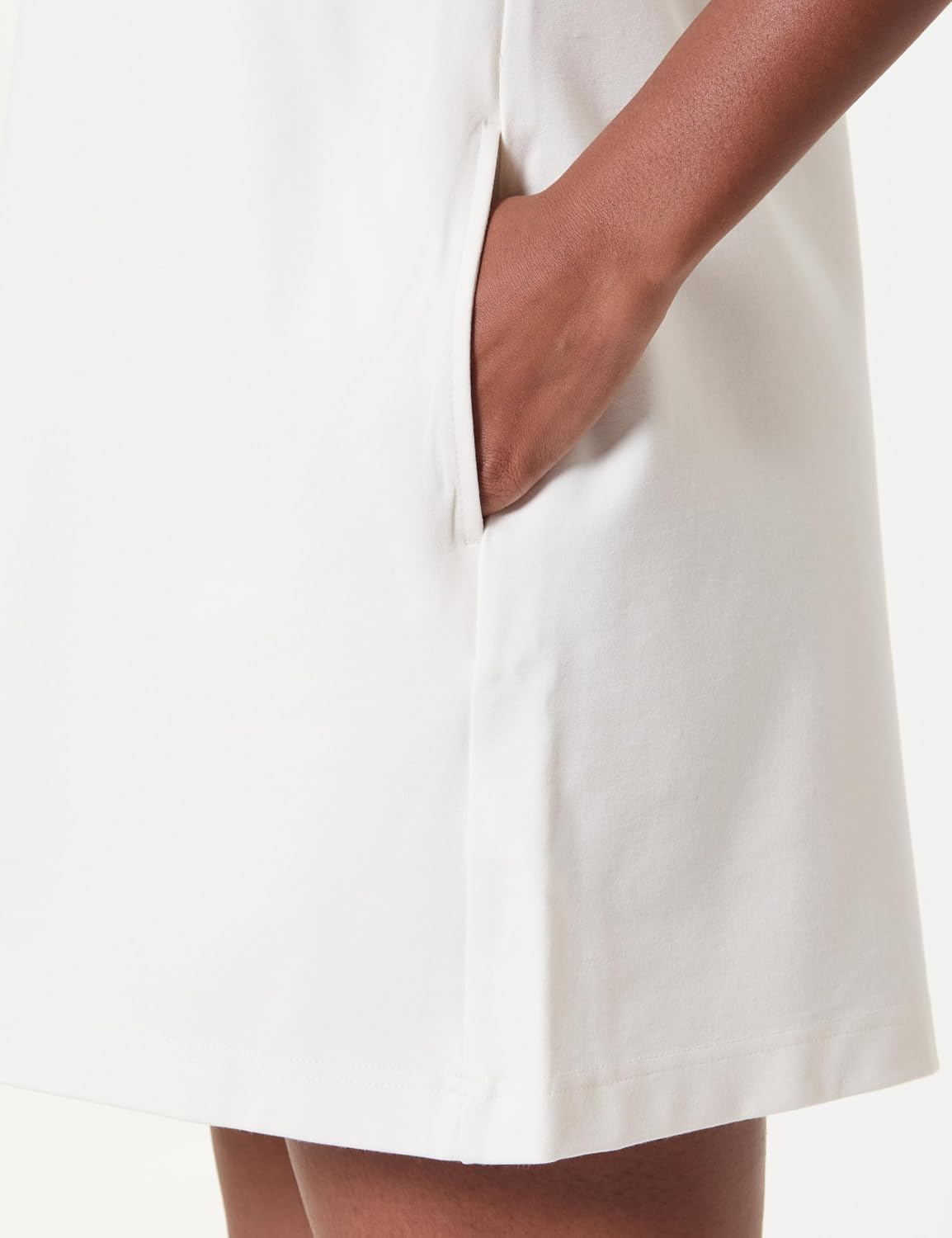 Detalle 2 de Calvin Klein Vestido Tipo Camiseta Mujer Punto Milano
