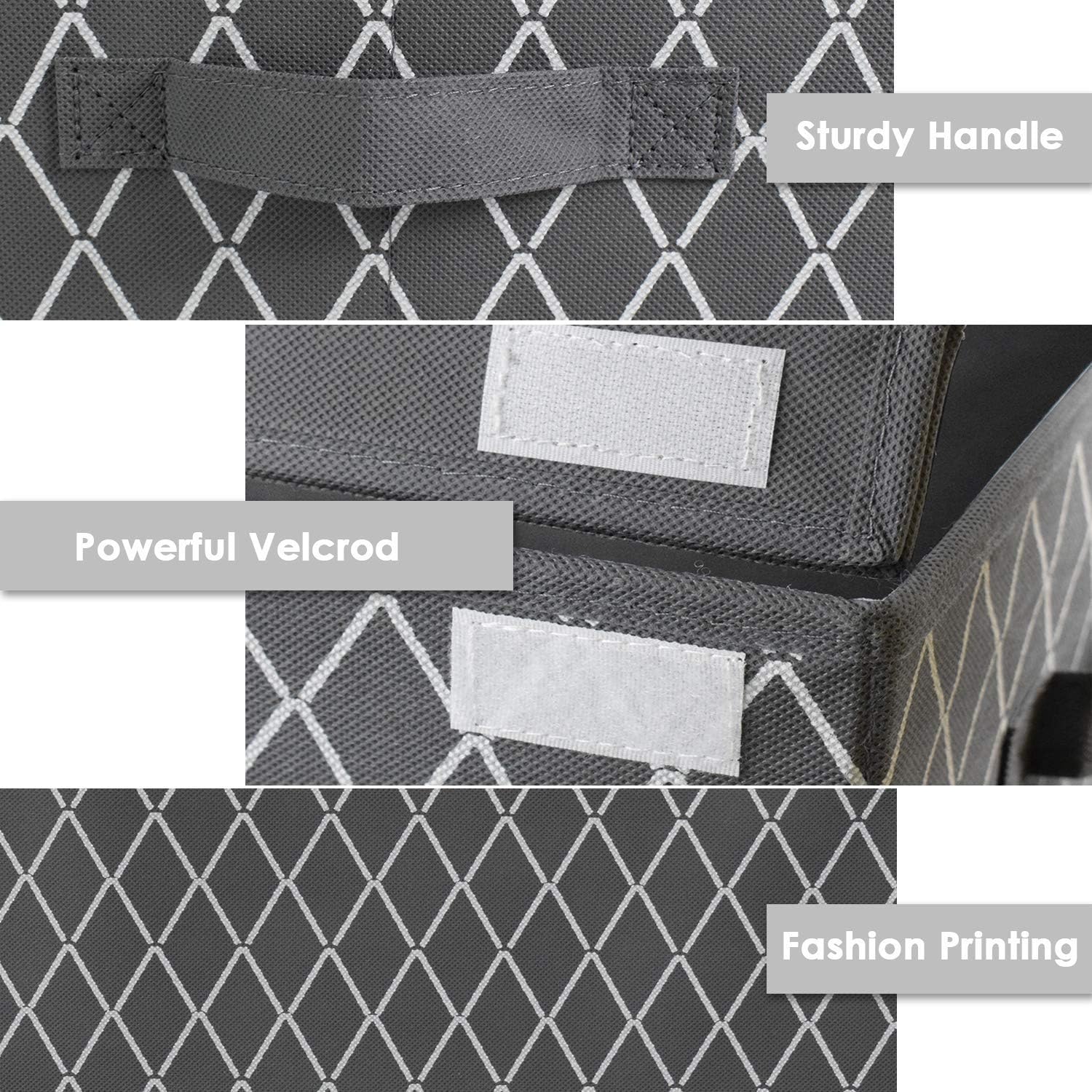 Thumbnail 5 de VERONLY Large Toy Storage Box Grey