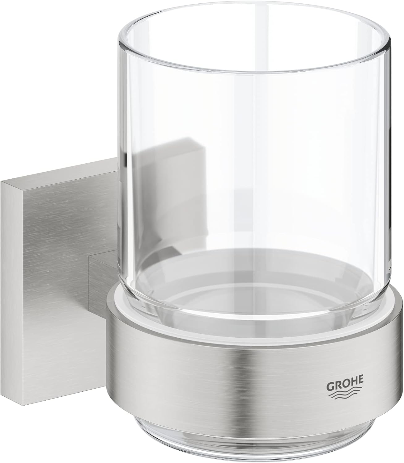 Thumbnail 5 de GROHE Start Cube Verre en Cristal avec Support pour Salle de Bain – Fixations cachées, chromé (41097000)