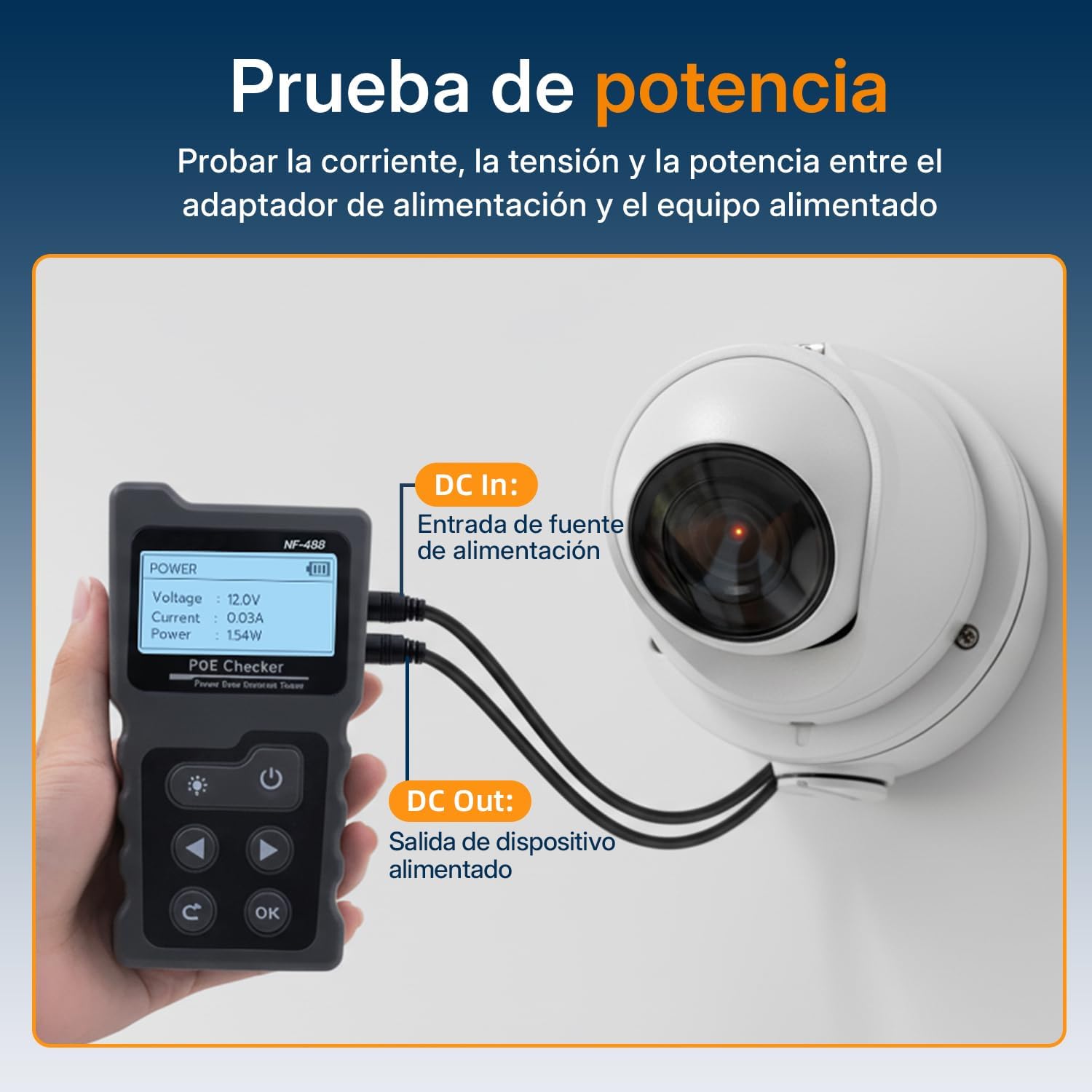 Thumbnail 4 de Mcbazel Probador RJ45 con LCD y POE