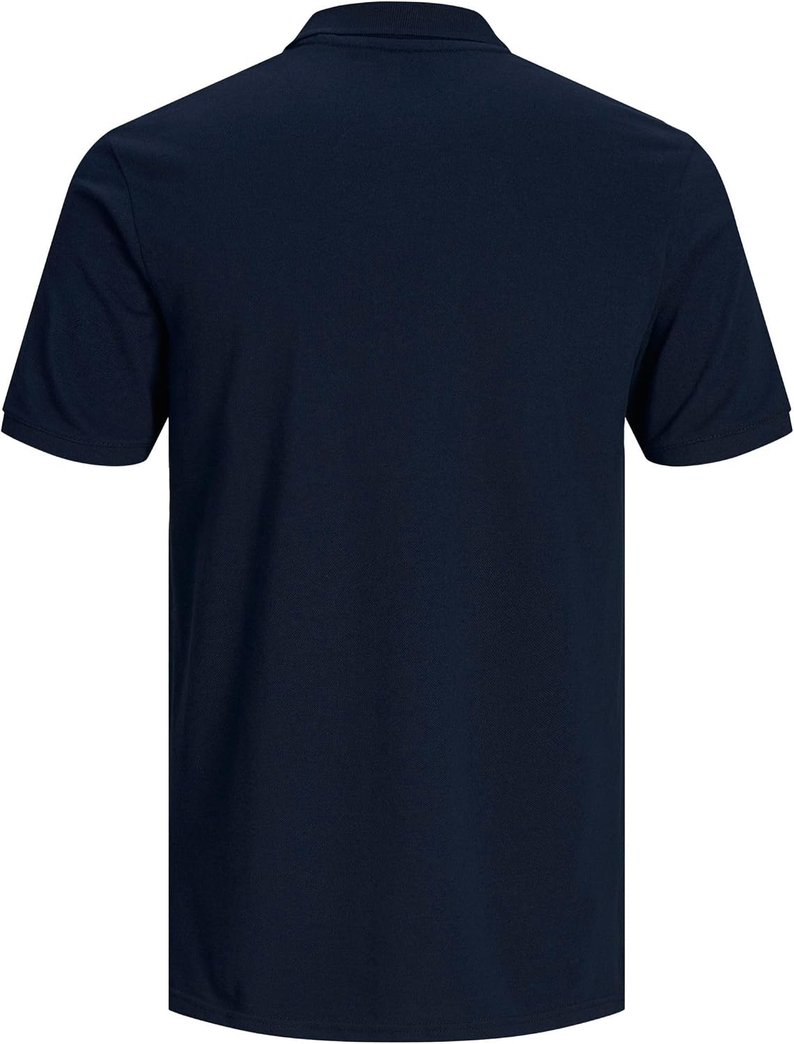 Detalle de JACK & JONES Herren Poloshirt Einfarbig aus Baumwolle