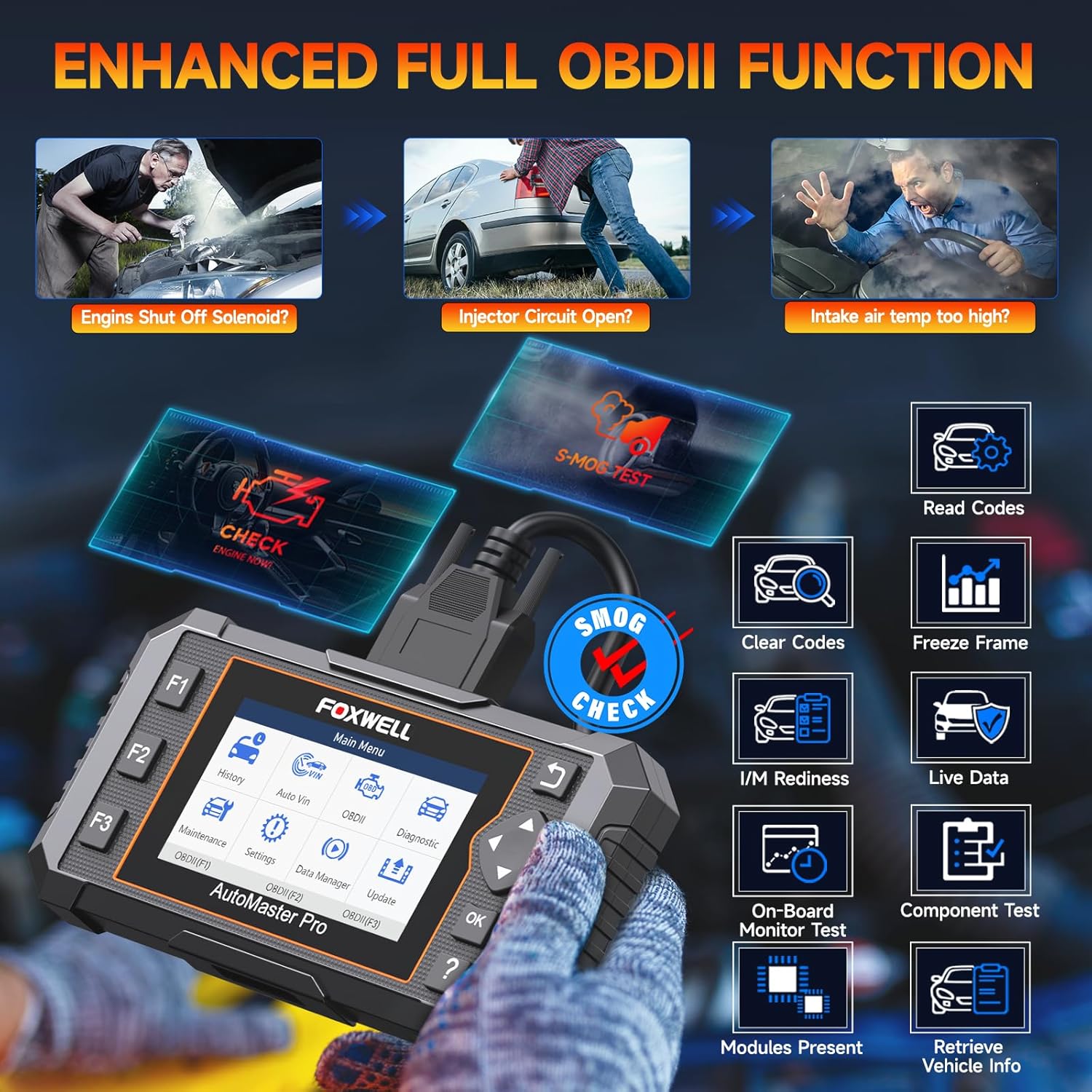 Thumbnail 5 de FOXWELL NT614 Elite OBD2 Scanner 2025