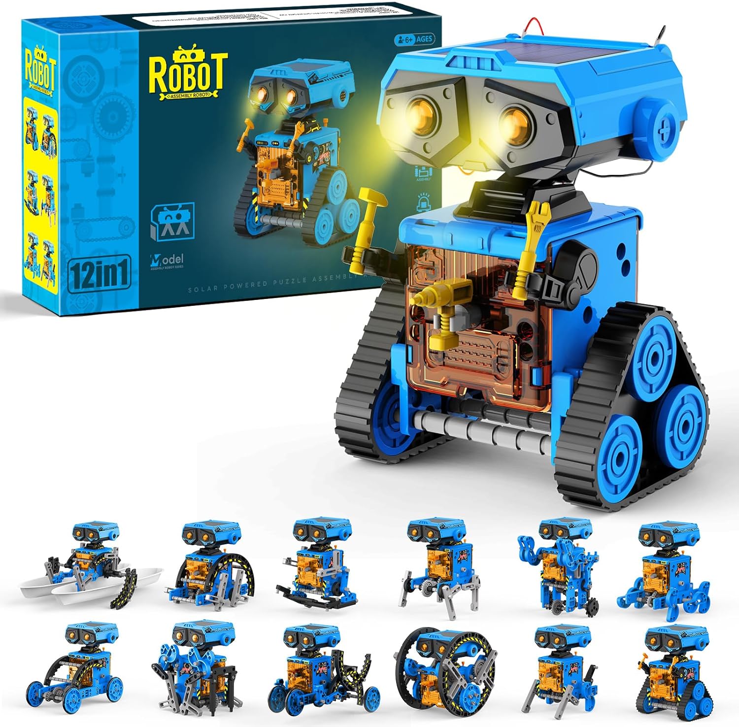 Thumbnail 6 de OMWay STEM 12-in-1 solar robot kit