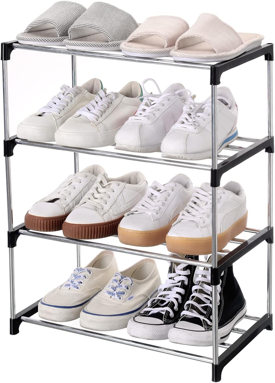 Detalle de Jucaifu Zapatero apilable 4 niveles 44x26x55 cm