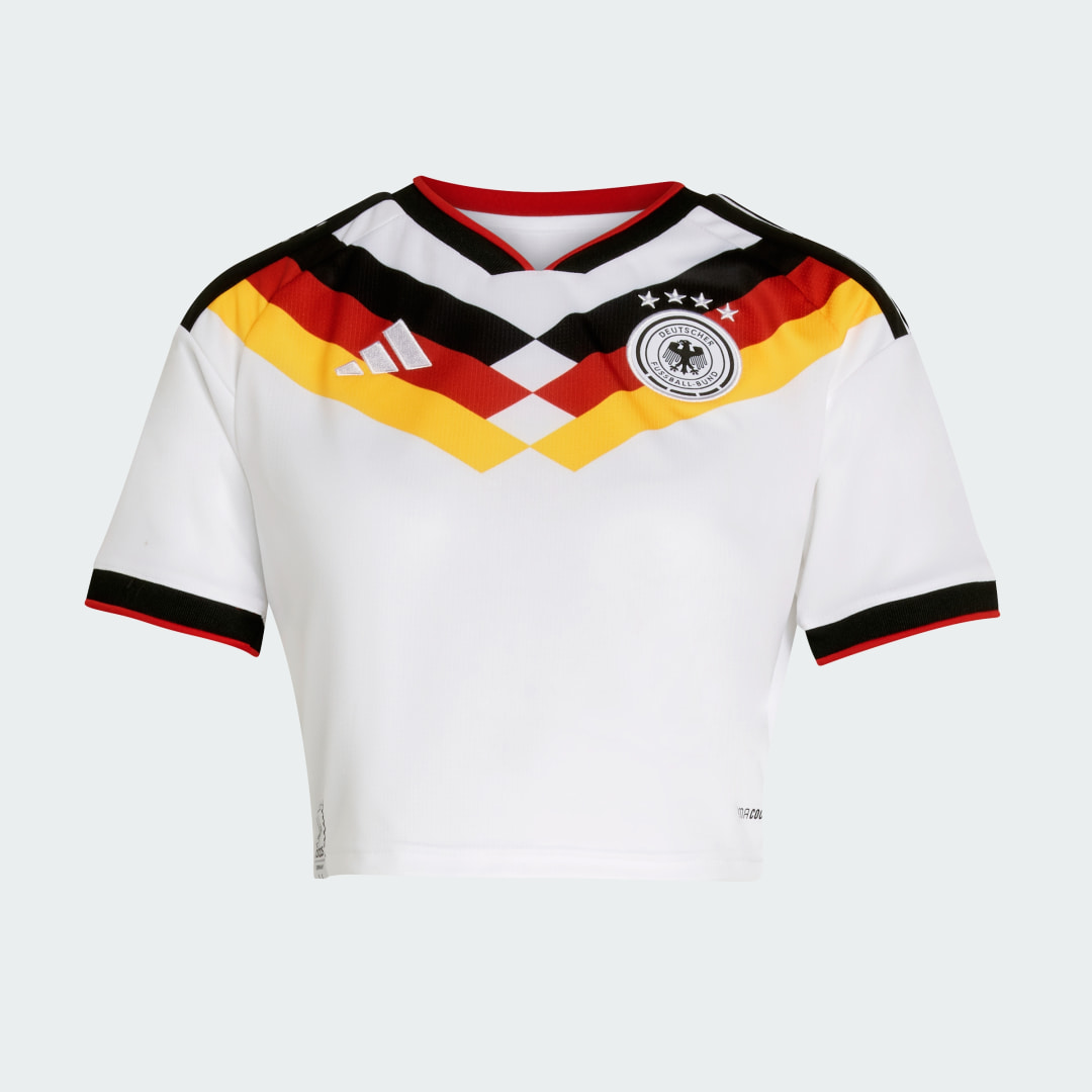 Thumbnail 3 de Camiseta corta primera equipación Alemania 26 de Adidas – blanco, talla 26