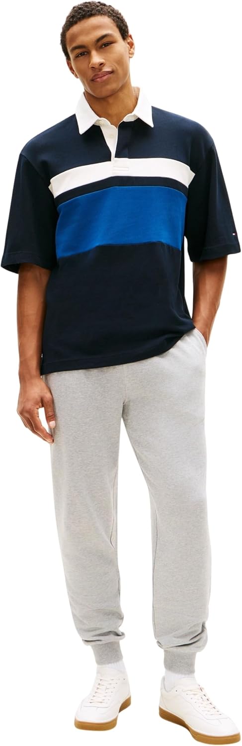 Detalle de Tommy Hilfiger Pantaloni Uomo Art MW0MW37236: jogger comodi e versatili
