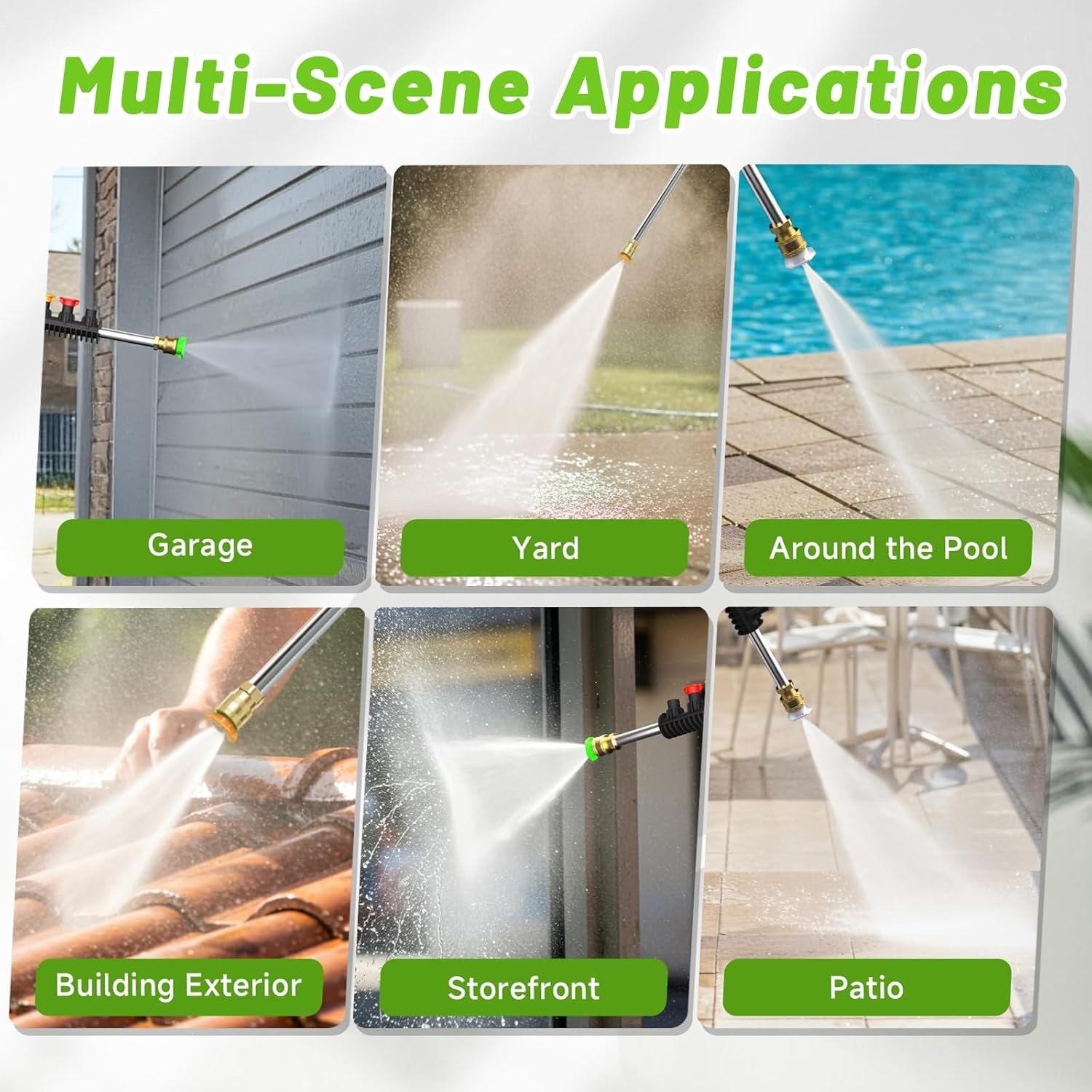 Thumbnail 3 de Pressure Washer 1800W Power Washer 2.6GPM