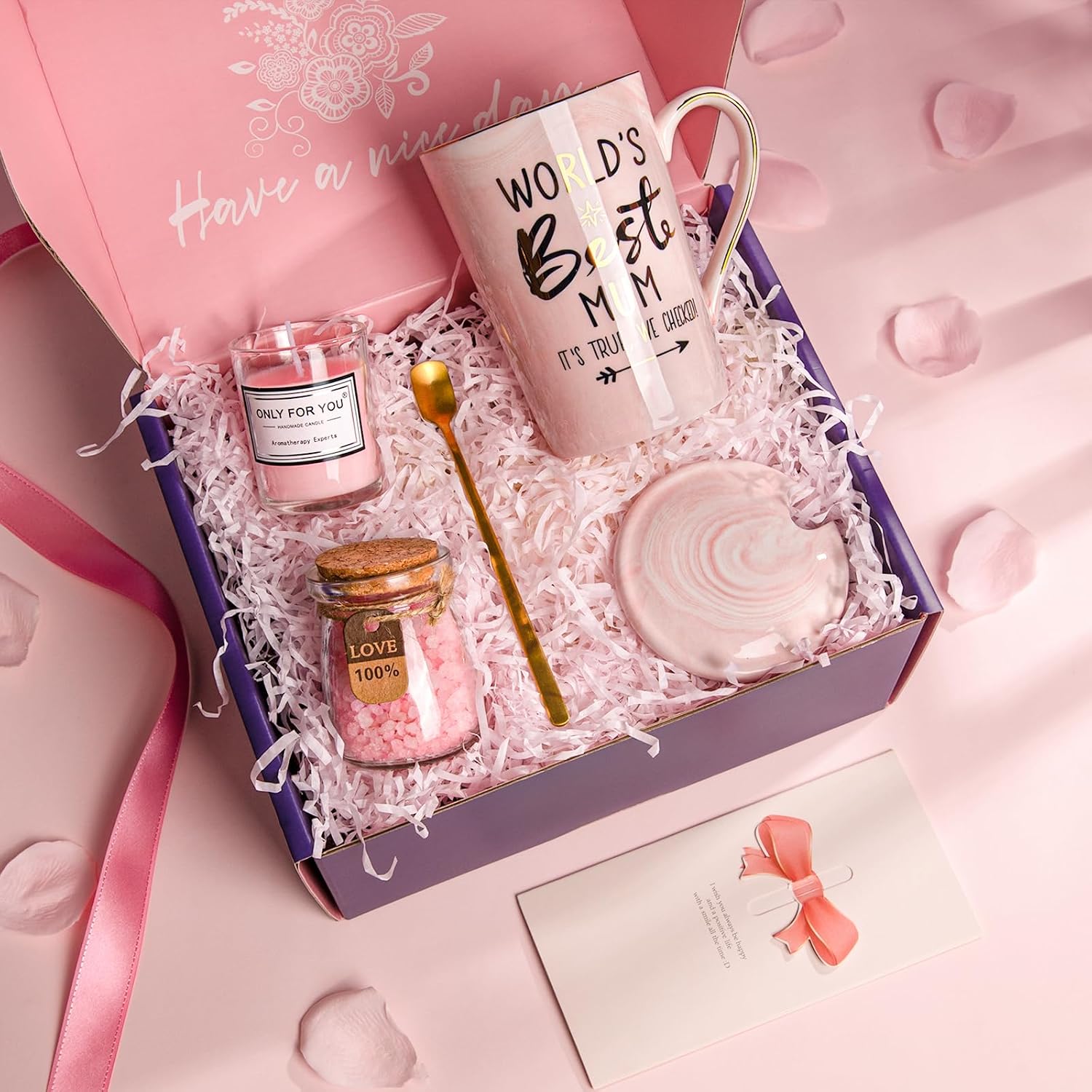 Detalle de Mum Pamper Hamper 14 oz Mug Gift Set