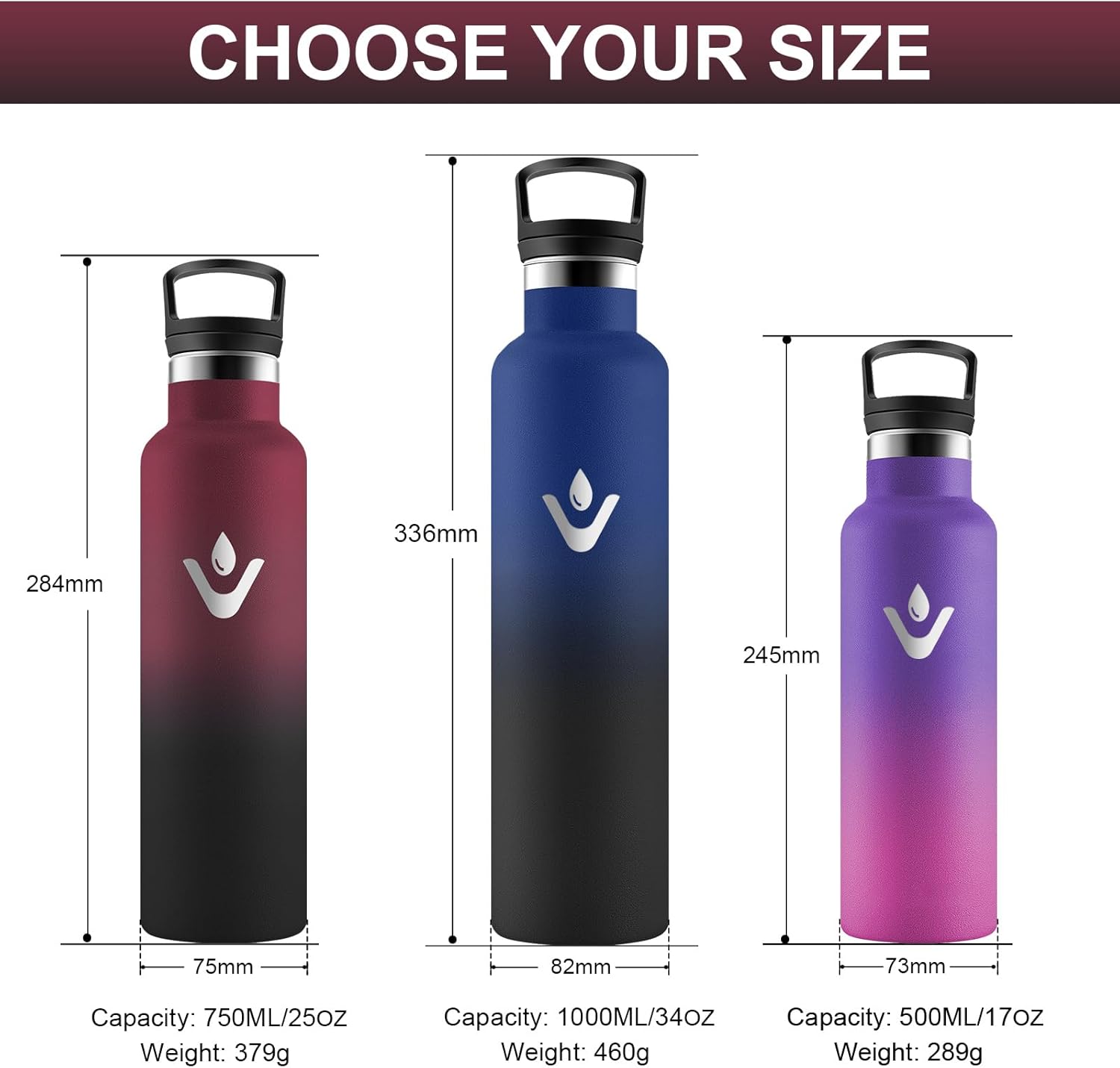 Thumbnail 4 de HoneyHolly Botella Térmica 750ML 🥤 Sin BPA, Acero Inoxidable