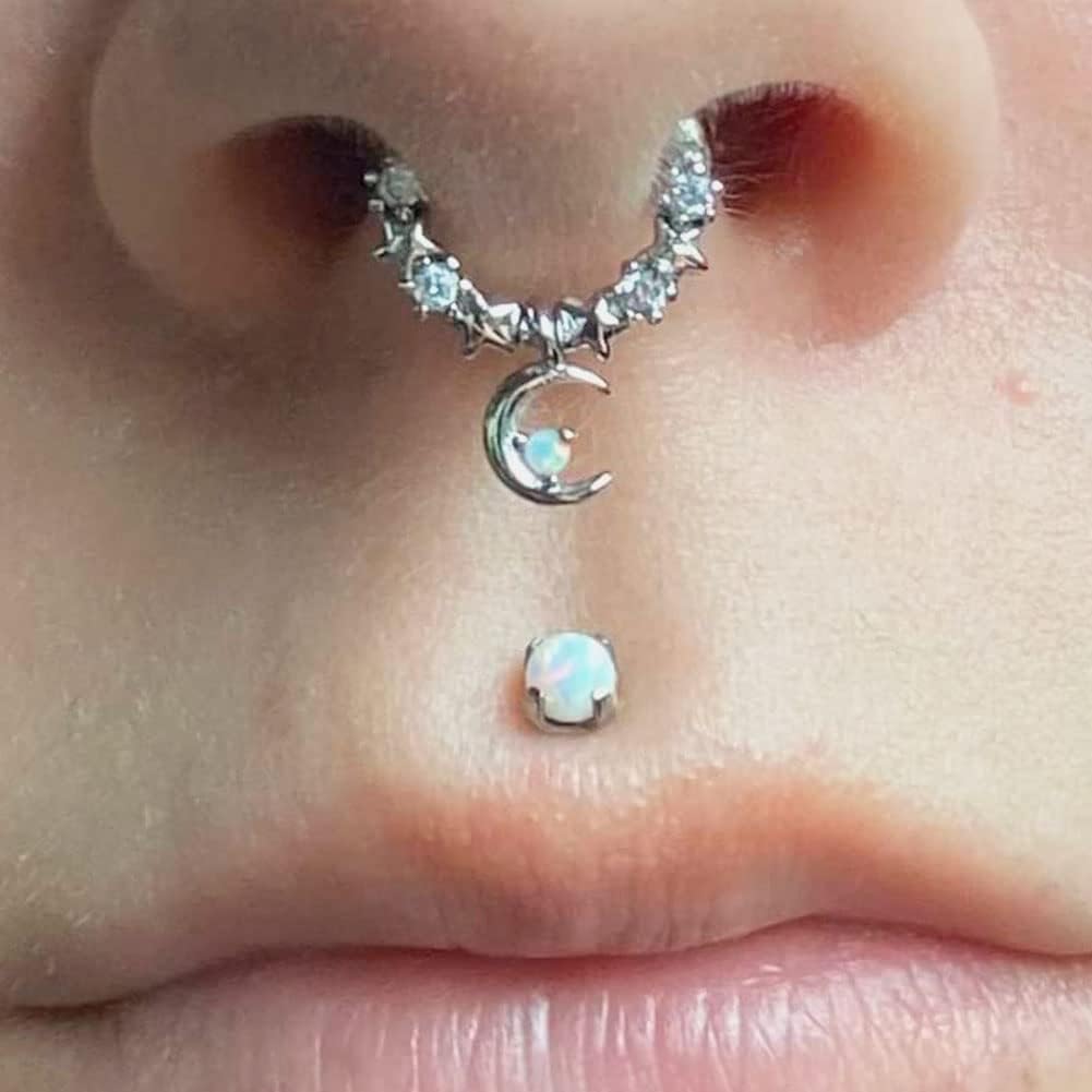 Detalle 2 de Melighting Piercing setto lunare 16G