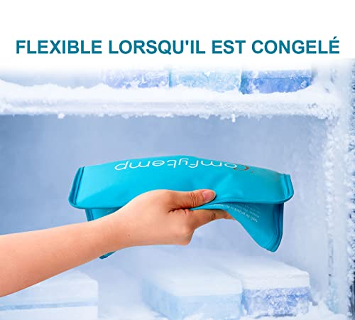 Thumbnail 5 de Comfytemp Poche de Glace Réutilisable 27x37cm avec Sangle – Thérapie Chaud/Froid pour Douleurs et Gonflements