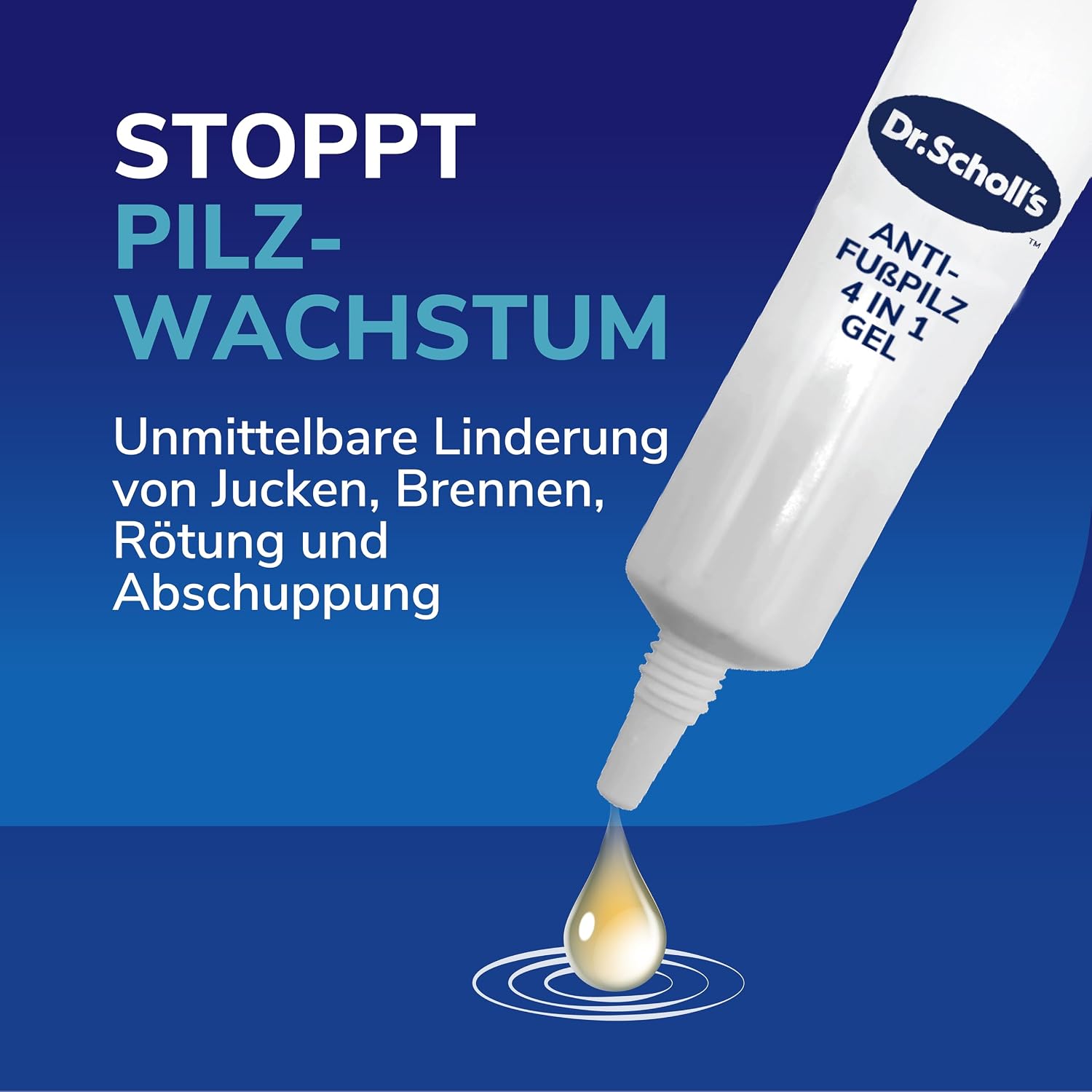 Thumbnail 6 de Dr. Scholl’s Fußpilzgel 4-in-1-Behandlung (10 ml) gegen Jucken, Brennen und Fußpilz-Symptome