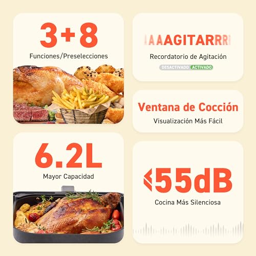 Thumbnail 2 de COSORI Air Fryer Práctica 6,2L 1700W