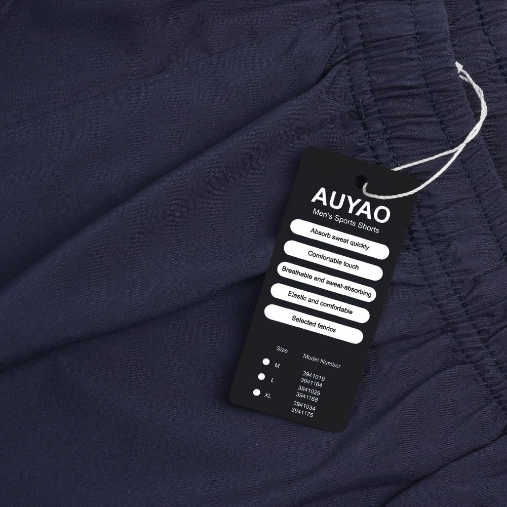 Thumbnail 6 de AUYAO Men's Running Gym Quick Dry Shorts
