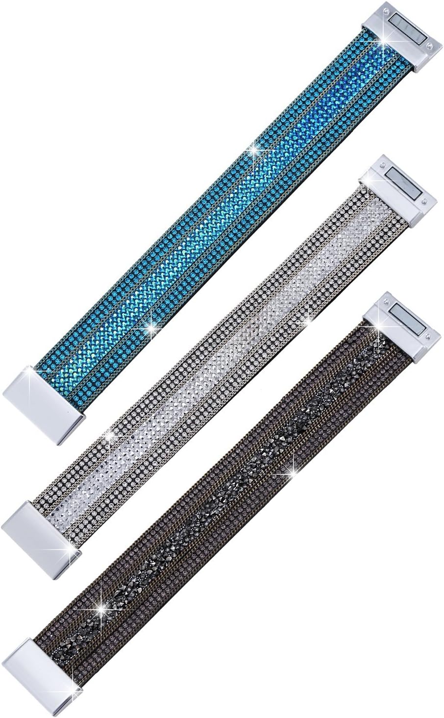 Detalle 2 de Morella Pulsera brillante con cierre magnético 19 cm
