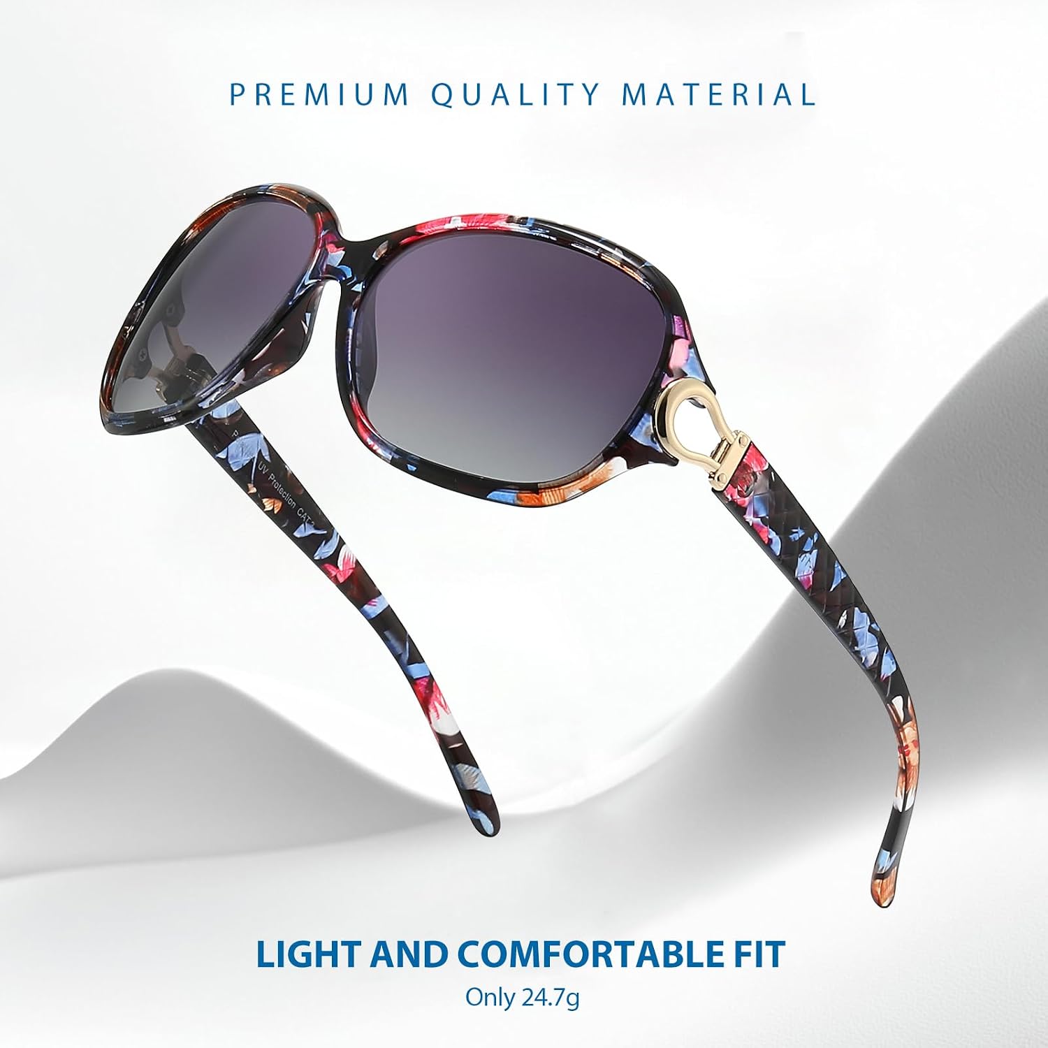 Detalle de LVIOE Womens Polarised Sunglasses with UV400 Protection