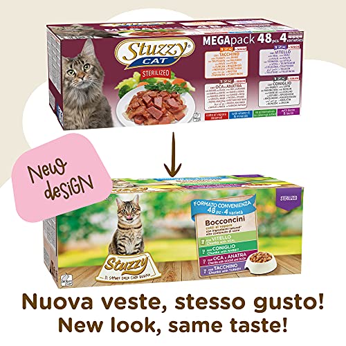 Detalle 2 de Stuzzy Comida húmeda para gatos esterilizados 4,08 kg 🐱