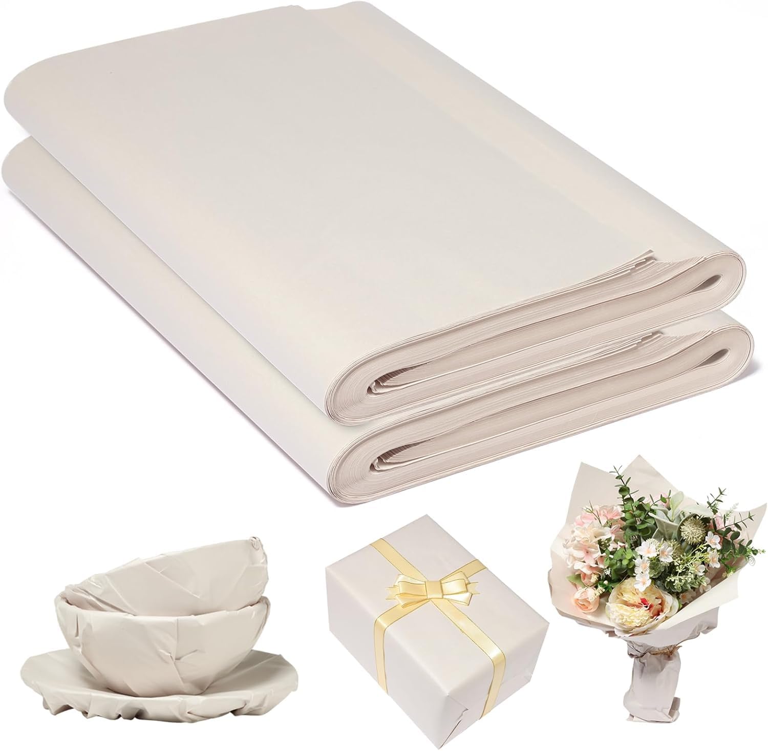 Thumbnail 6 de IRELINM 200 Sheets Packing Paper 70cm x 38cm – Versatile Moving and Wrapping Paper