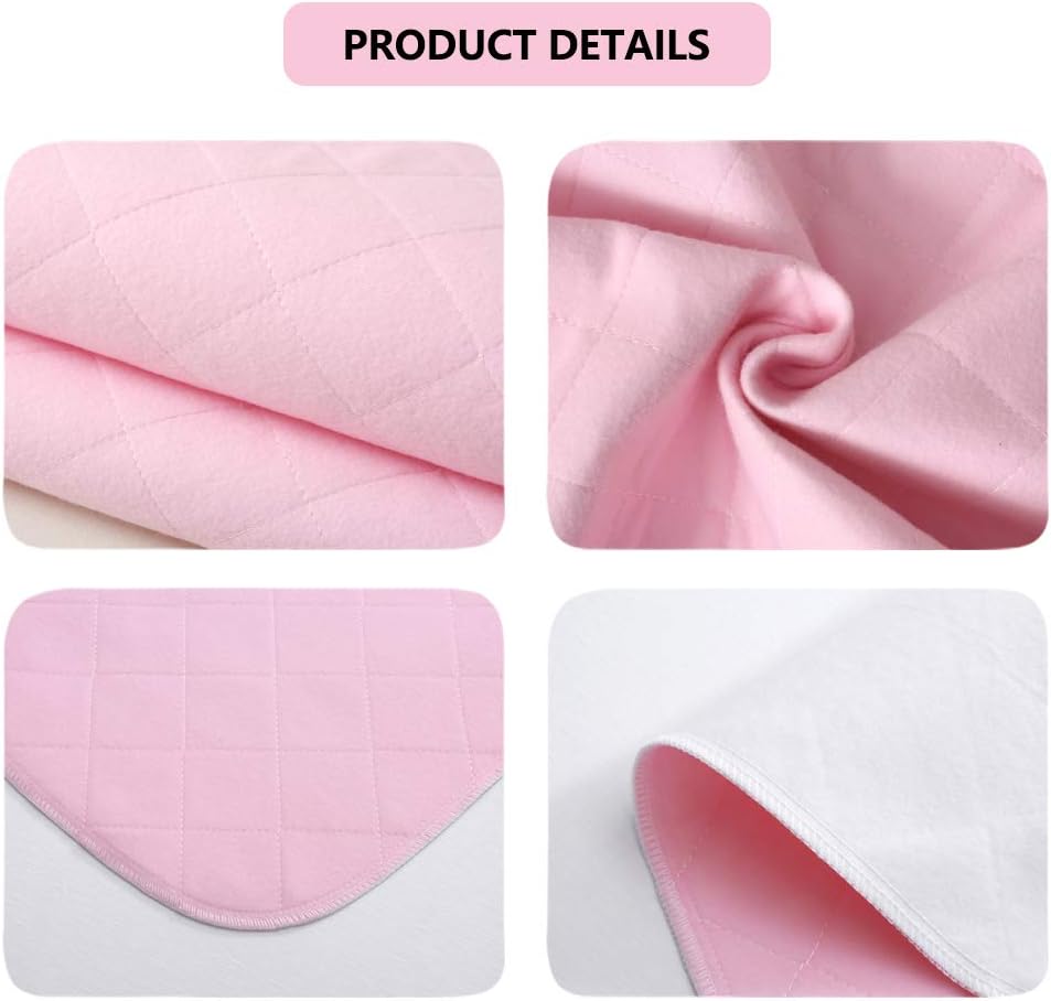 Thumbnail 4 de Beedsooth set di 2 traverse impermeabili rosa 86x132 cm, assorbenza alta e lavabili