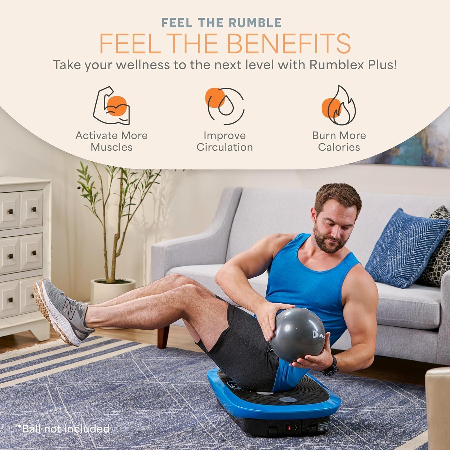 Detalle 2 de Lifepro Vibration Plate, Rumblex Plus