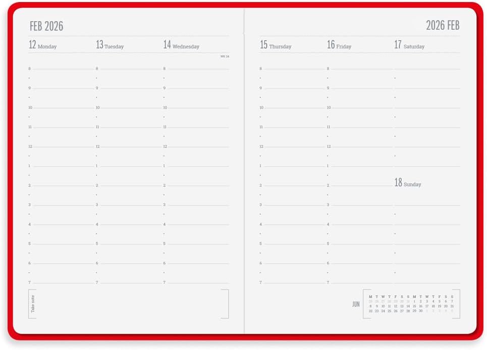 Thumbnail 2 de Tangible Stationery 2026 A5 Week-to-View Diary 📔