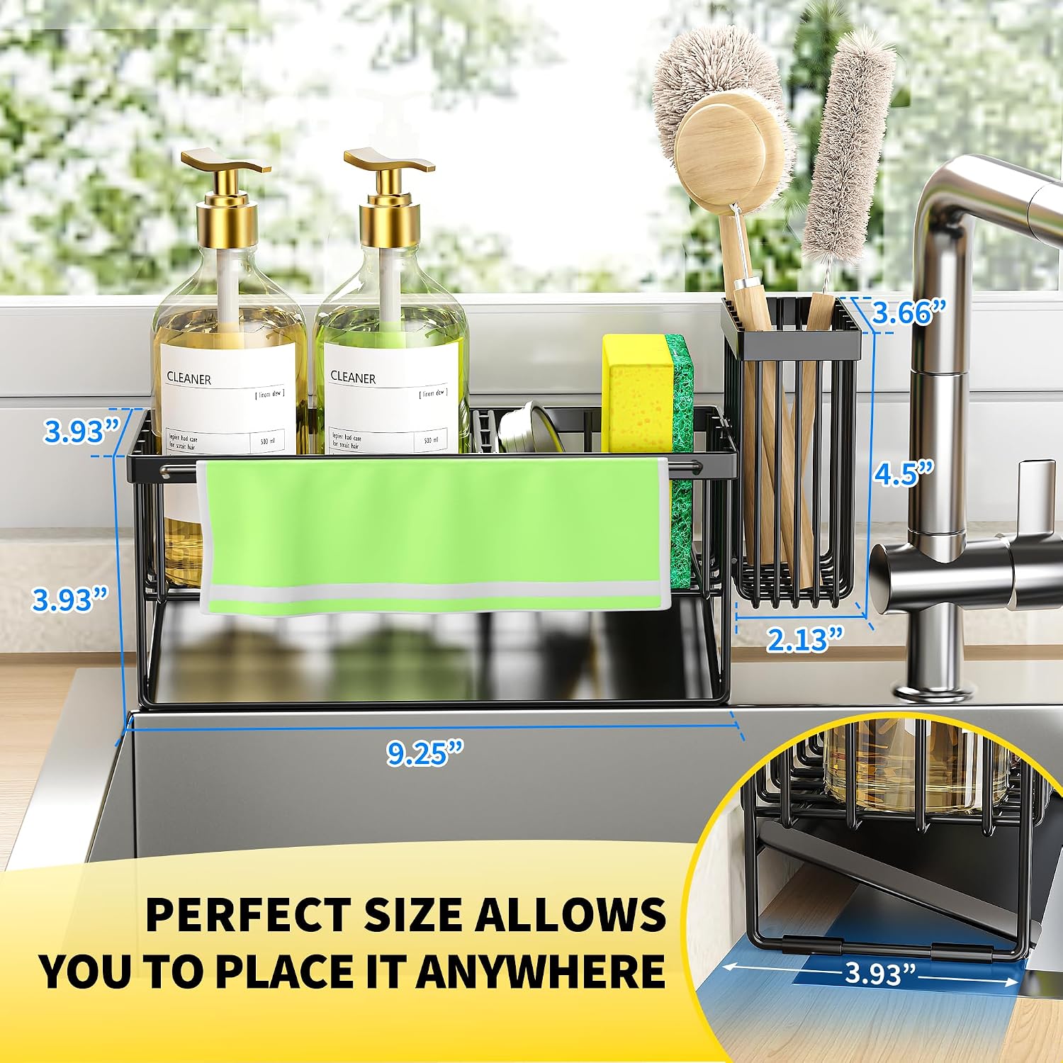 Detalle 2 de Cisily Kitchen Sink Caddy, 304 Stainless Steel