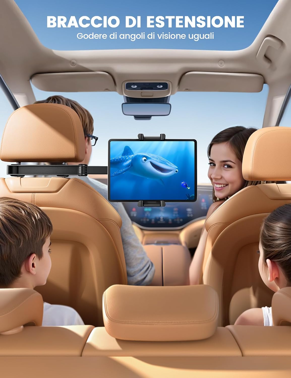 Detalle 2 de Lamicall Supporto Tablet Auto 6,1–13