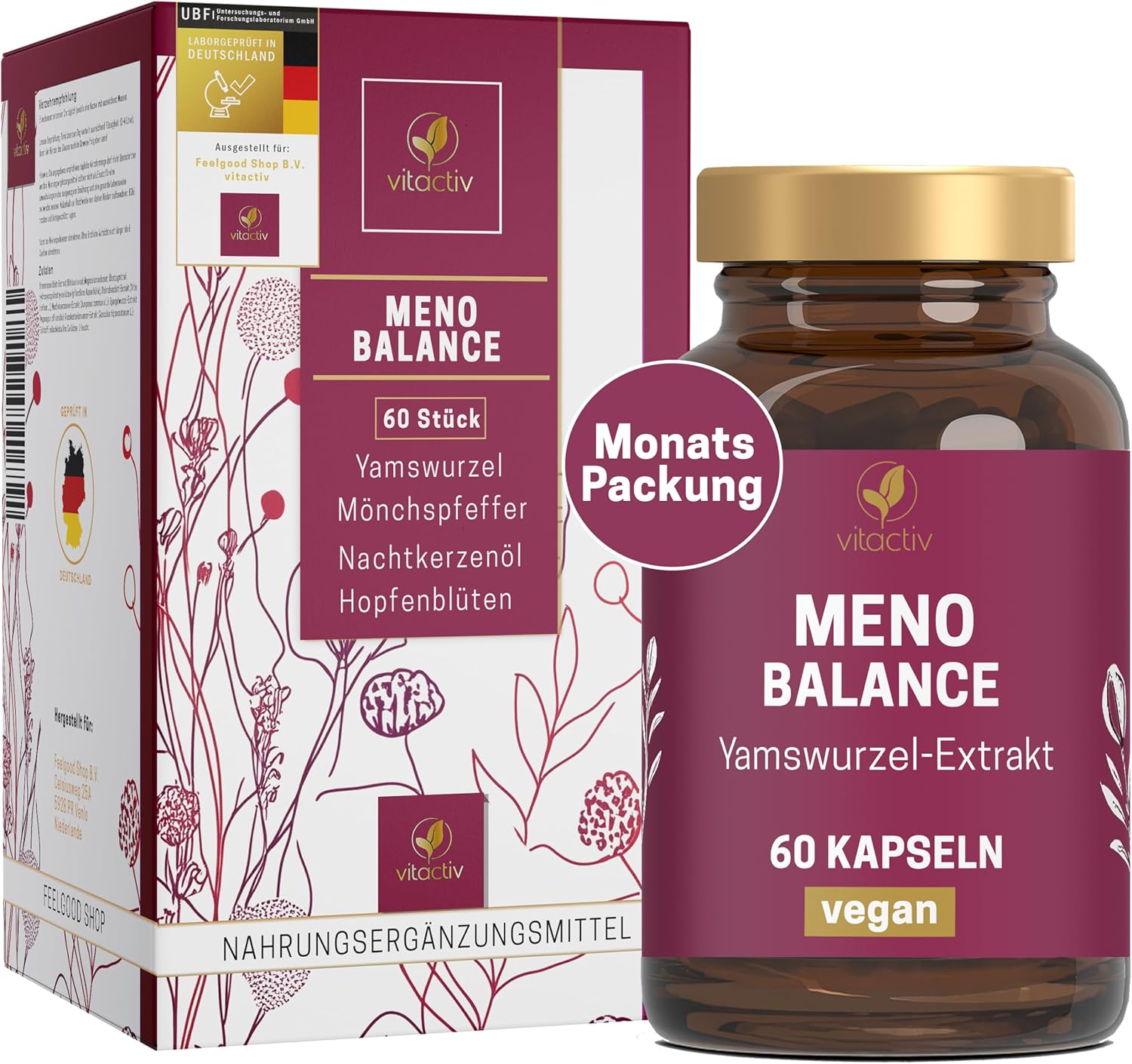 Detalle de VITACTIV MenoBalance Wechseljahre Pflanzlich