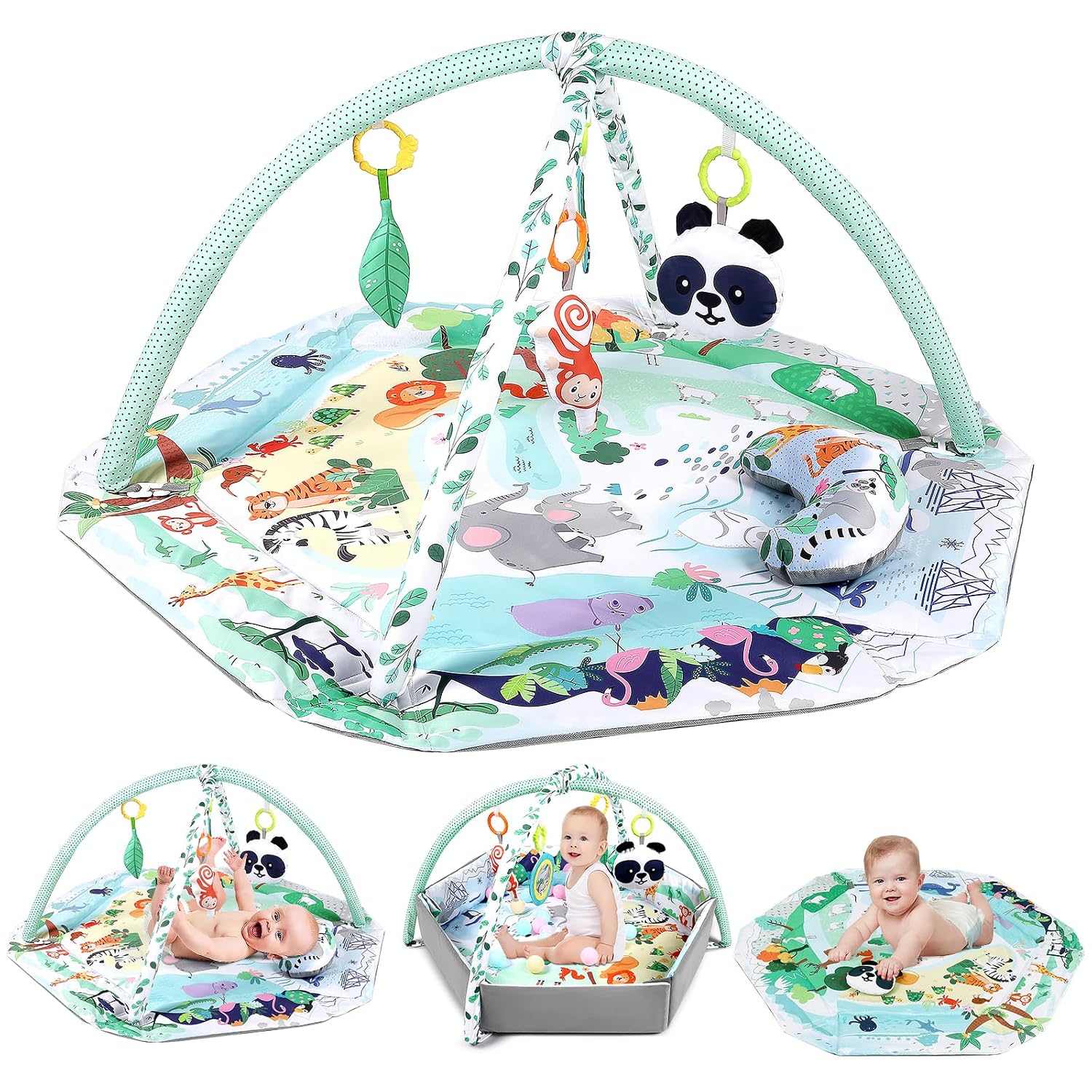 Thumbnail 6 de dearlomum Baby Play Mat Gym 0-12 Months