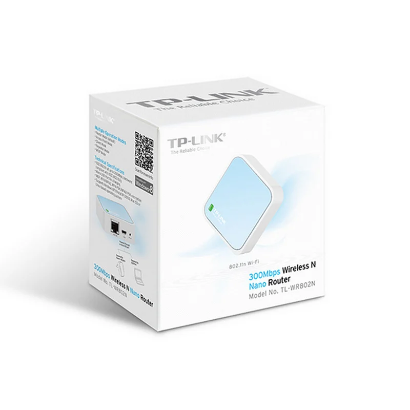 Thumbnail 1 de TP-Link TL-WR802N: Router inalámbrico nano N 300 Mbps para viaje y uso portátil