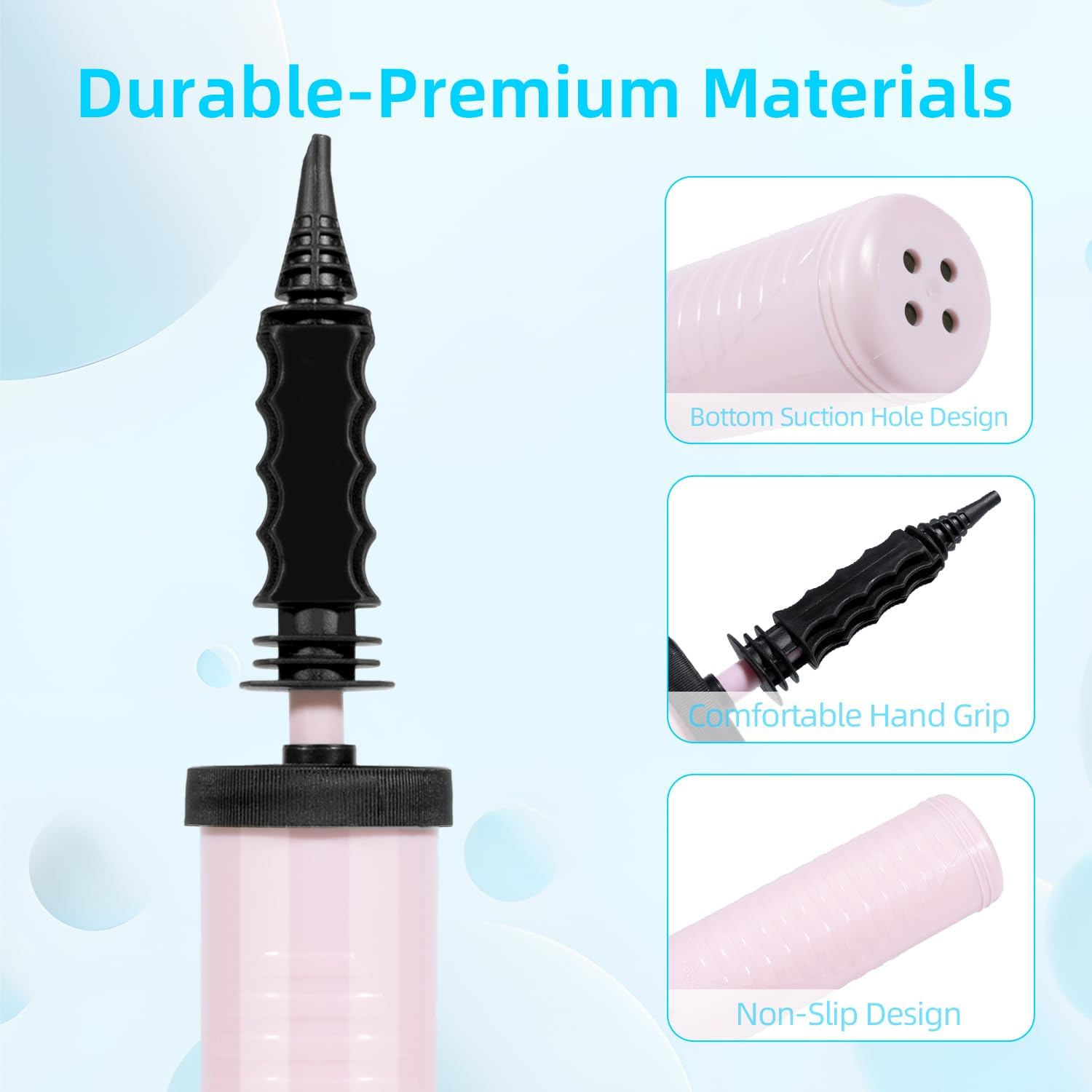 Thumbnail 3 de Noa Home Deco Pompe à ballon à main (pour ballons en latex et alu) – pratique pour fêtes et mariages