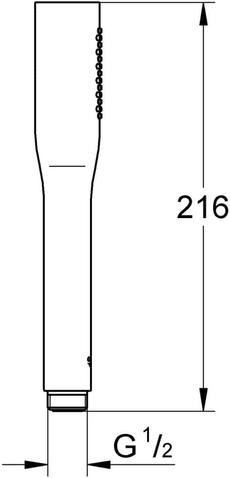 Thumbnail 2 de GROHE Euphoria Cosmopolitan Stick — Pommeau de douche 1 jet (Pluie) Chromé, 27367000