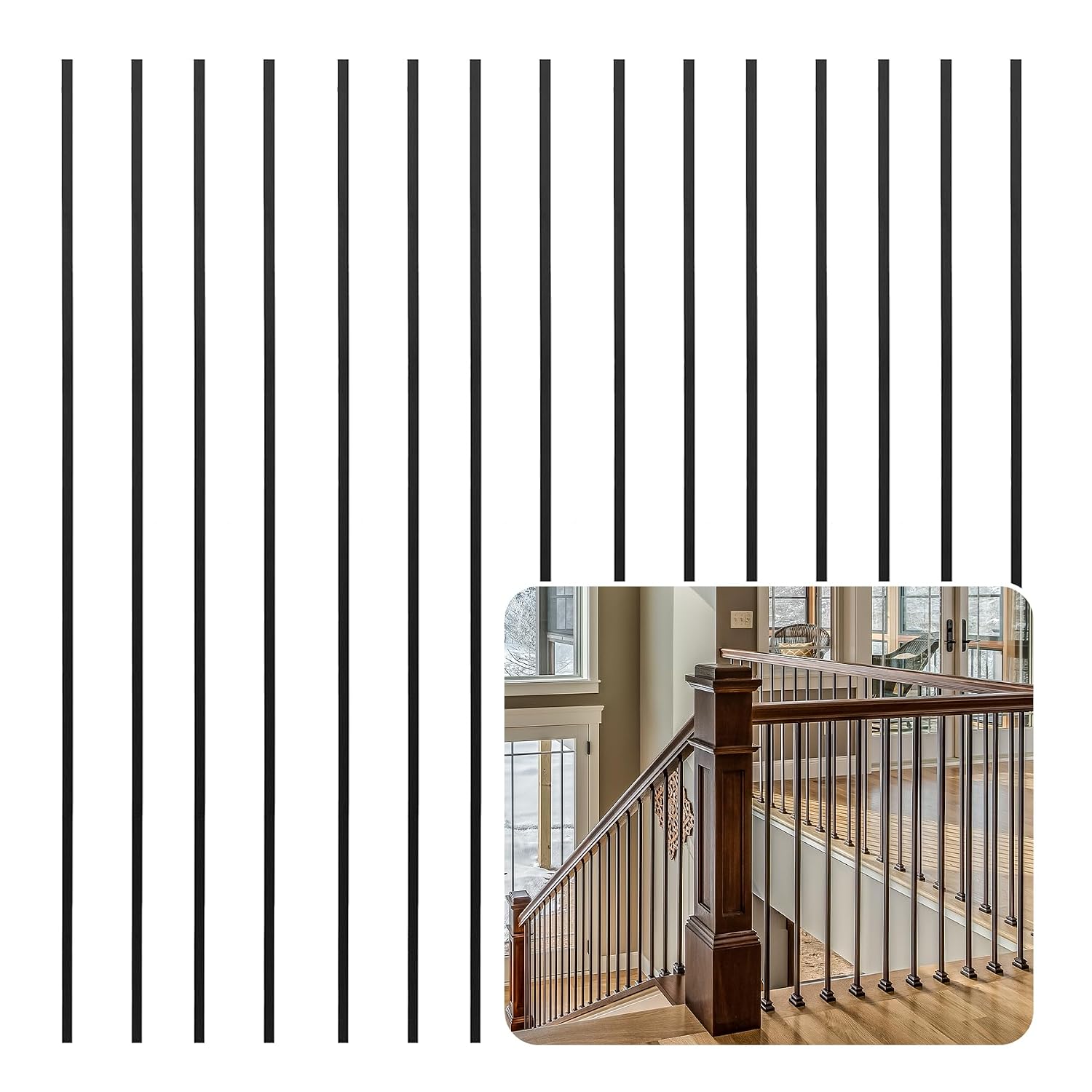 Thumbnail 6 de Sidasu Iron Balusters 44-inch