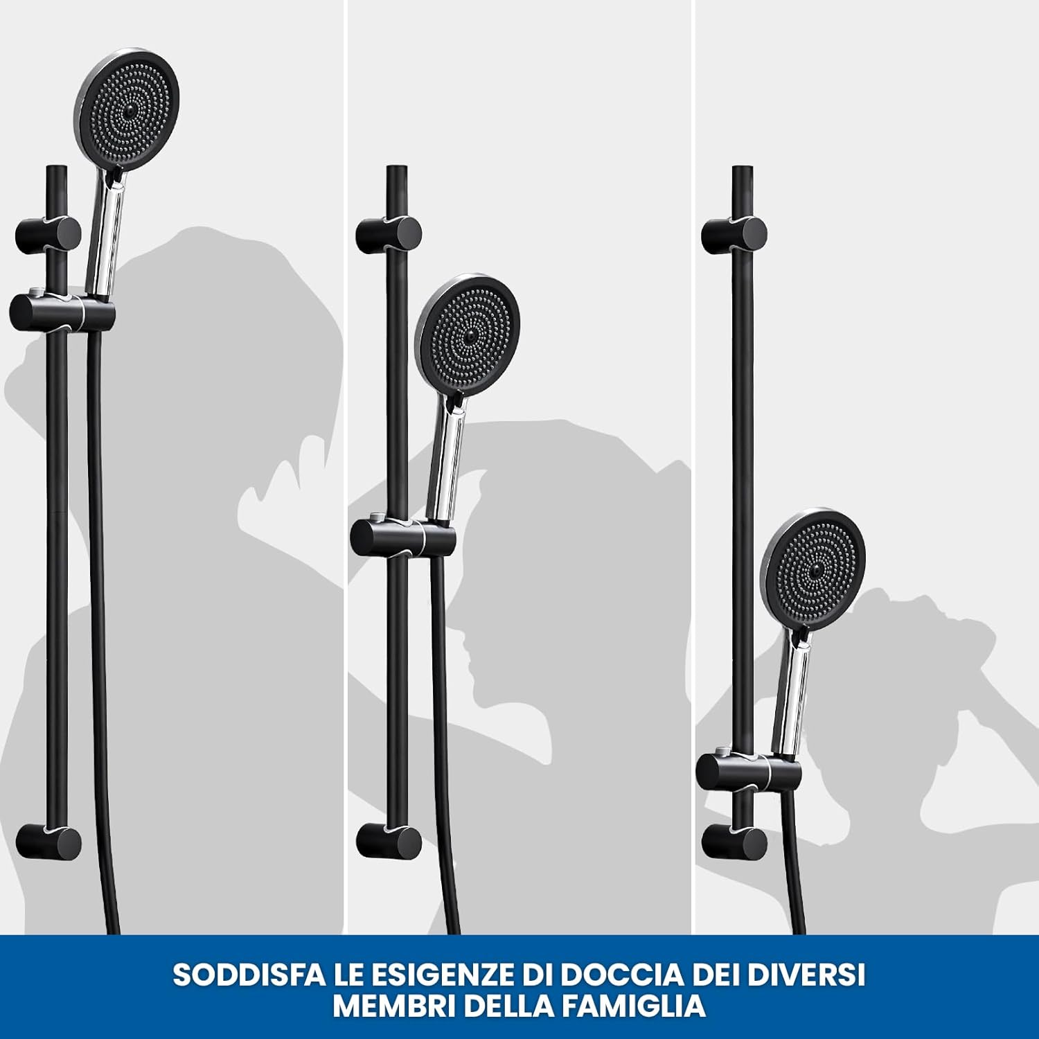 Thumbnail 3 de Auralum Asta Doccia 70 cm con Soffione