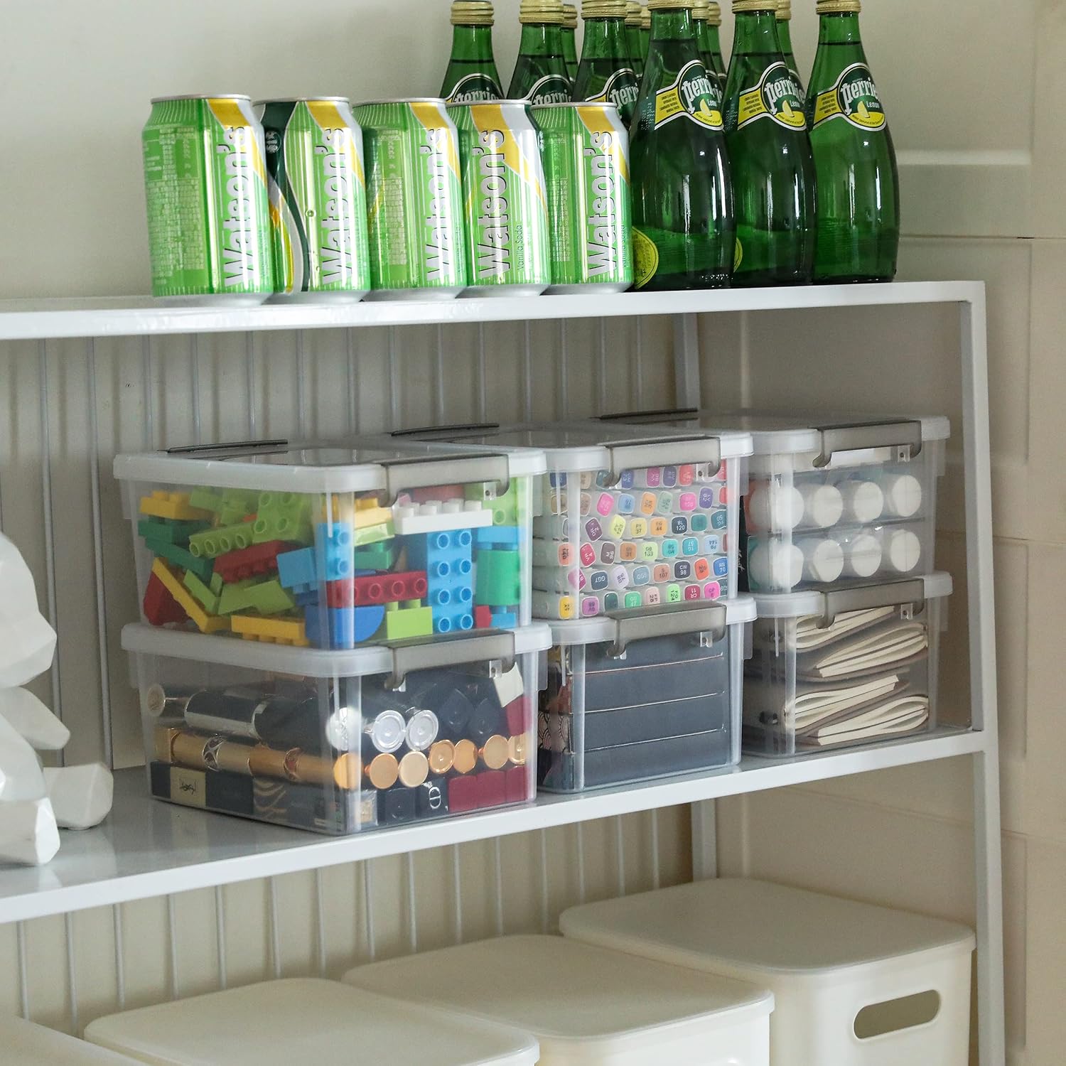 Detalle 2 de Citylife 4-Pack Storage Bins 3.2 QT ⚙