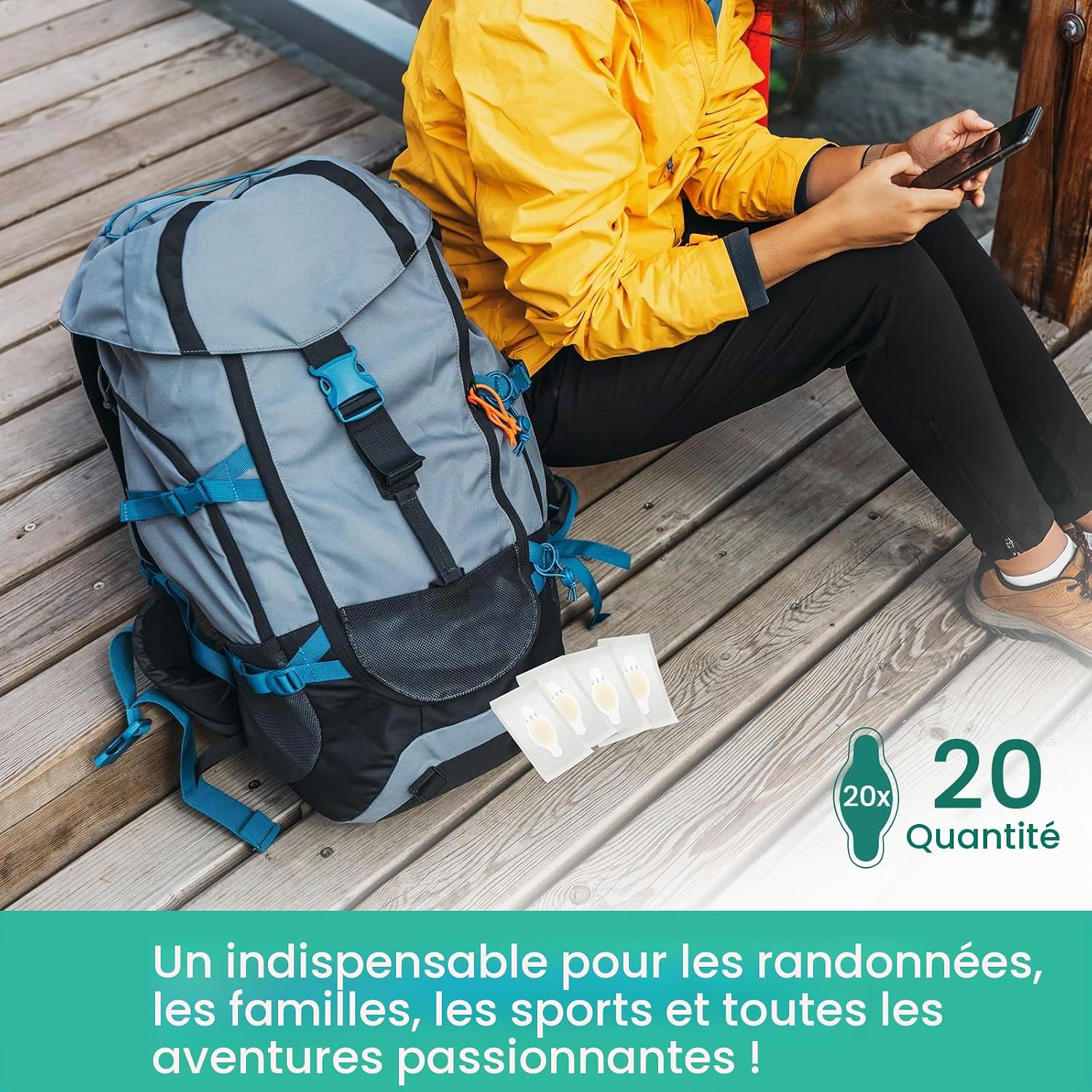 Detalle de Welnove 20 pièces – Pansements pour ampoules au gel hydrocolloïde, coussinets invisibles pour talons, orteils et pieds