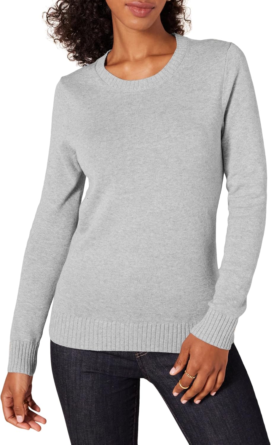 Detalle de Amazon Essentials Women's Cotton Crewneck Sweater