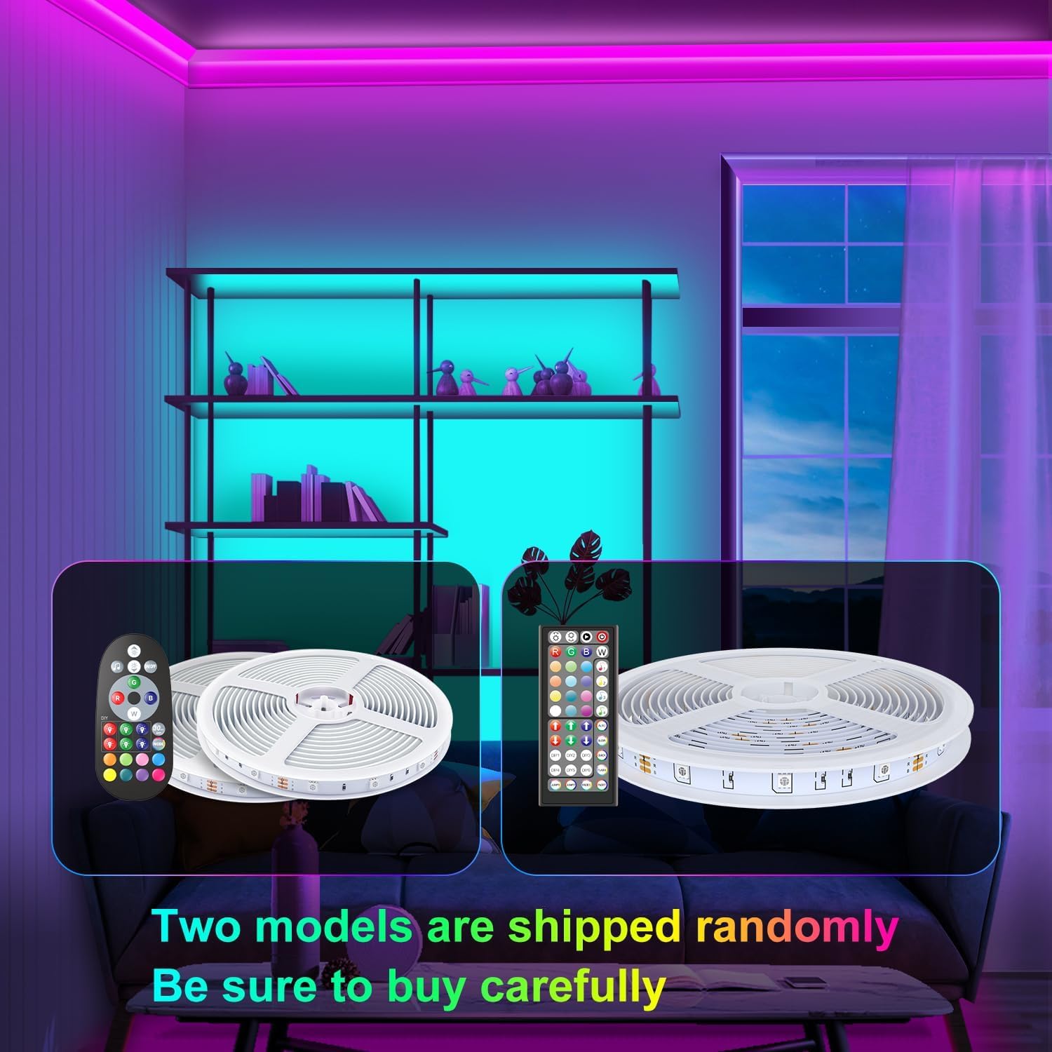 Detalle 2 de Mexllex Tiras LED RGB 30 m con mando